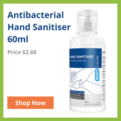 Antibacterial Hand Sanitiser 60ml