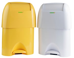 Nappy BIn Yellow WHite