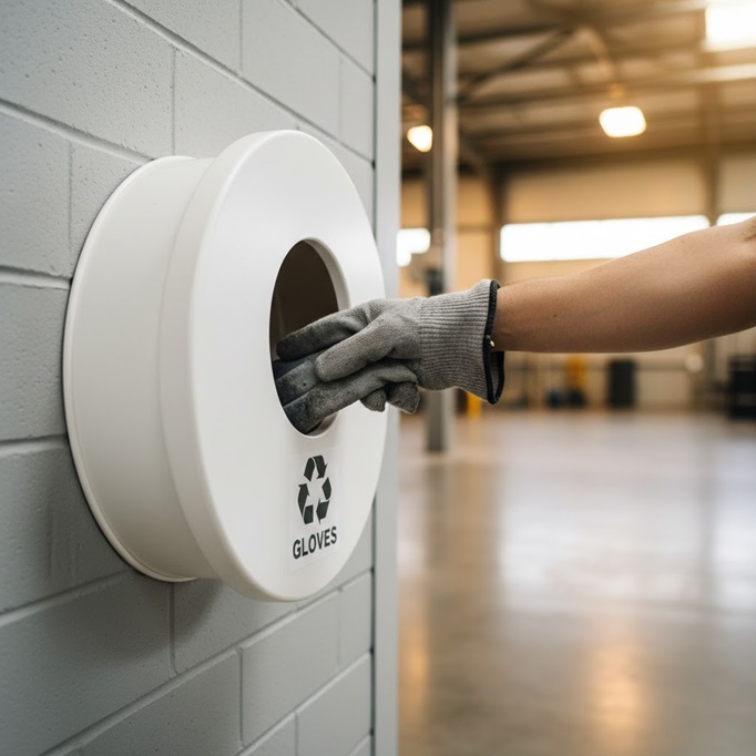 Workplace Glove Recycling Programmes Combining Sustainability with Safety