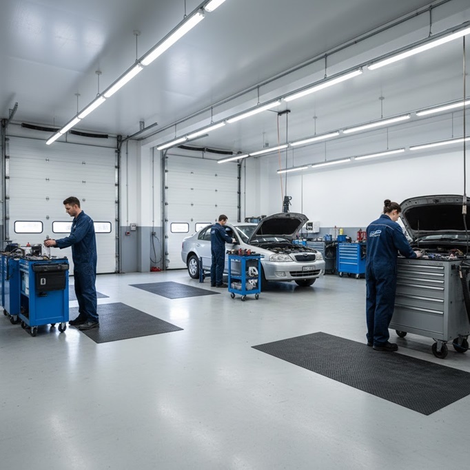 Automotive Workshop Hygiene Services in Perth for Workwear, Cleaning and Floor Mats