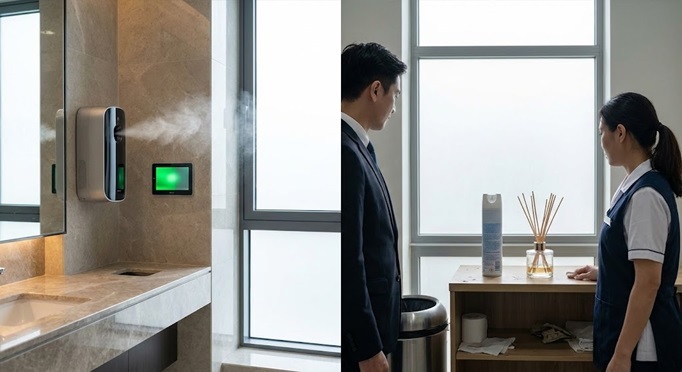 Air Freshening Systems vs Traditional Methods for Commercial Washrooms