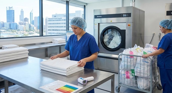 Linen hygiene standards for Perth healthcare facilities